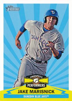 2012 Topps Heritage Minor League - Prospect Performers #PPJM Jake Marisnick Front