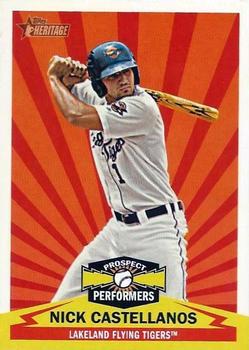 2012 Topps Heritage Minor League - Prospect Performers #PPNC Nick Castellanos Front