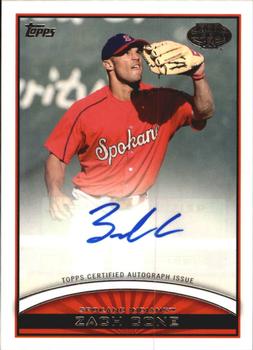 2012 Topps Pro Debut - Autographs #PDA-ZC Zach Cone Front