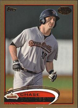 2012 Topps Pro Debut - Gold #19 Chase Davidson Front