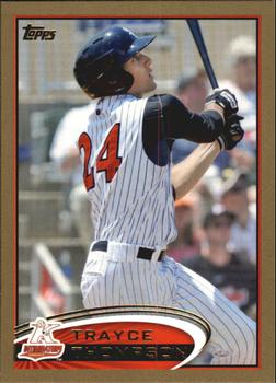 2012 Topps Pro Debut - Gold #34 Trayce Thompson Front