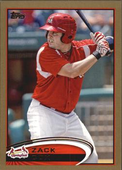 2012 Topps Pro Debut - Gold #63 Zack Cox Front