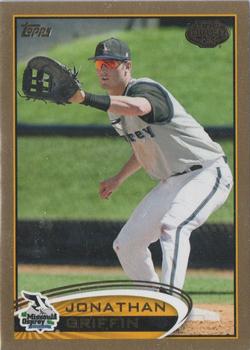 2012 Topps Pro Debut - Gold #70 Jonathan Griffin Front
