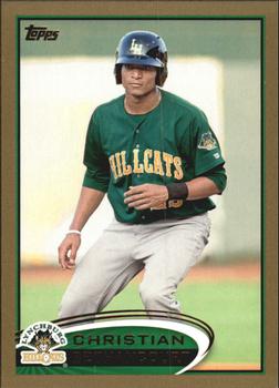 2012 Topps Pro Debut - Gold #98 Christian Bethancourt Front
