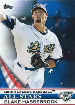 2012 Topps Pro Debut - Minor League All-Stars #AS-BHK Blake Hassebrock Front