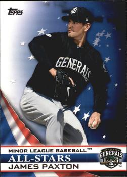 2012 Topps Pro Debut - Minor League All-Stars #AS-JP James Paxton Front