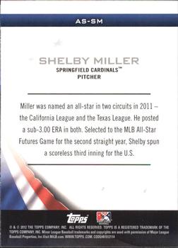 2012 Topps Pro Debut - Minor League All-Stars #AS-SM Shelby Miller Back