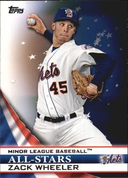 2012 Topps Pro Debut - Minor League All-Stars #AS-ZW Zack Wheeler Front
