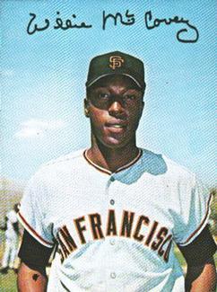 1983 Starliner/Touchdown Stickers (unlicensed) #NNO Willie McCovey Front