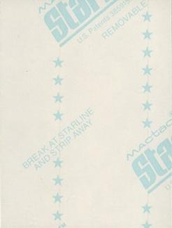 1983 Starliner/Touchdown Stickers (unlicensed) #NNO Mickey Mantle Back