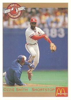 1992 Pacific McDonald's St. Louis Cardinals #38 Ozzie Smith Front