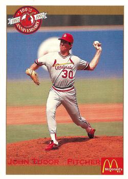 1992 Pacific McDonald's St. Louis Cardinals #50 John Tudor Front