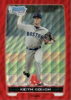 2012 Bowman - Chrome Prospects Red Wave Refractors #BCP29 Keith Couch Front