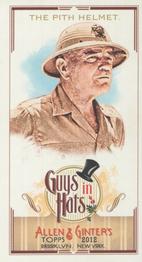 2012 Topps Allen & Ginter - Mini Guys in Hats #GH-5 The Pith Helmet Front