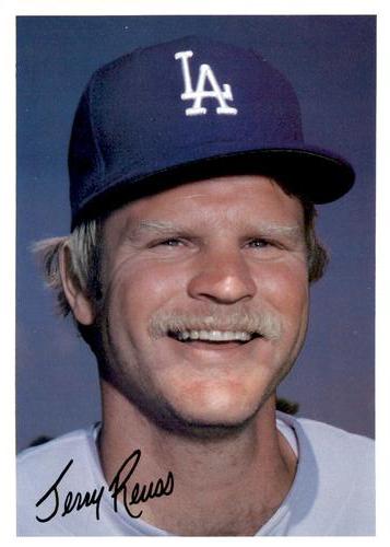 1981 Topps Home Team Photos Los Angeles Dodgers / California Angels #NNO Jerry Reuss Front