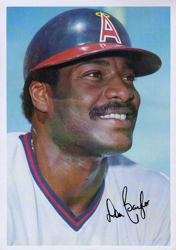 1981 Topps Home Team Photos Los Angeles Dodgers / California Angels #NNO Don Baylor Front