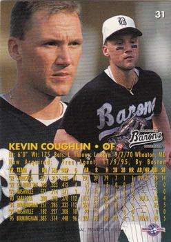 1996 Fleer Excel #31 Kevin Coughlin Back