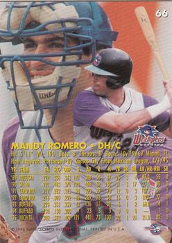 1996 Fleer Excel #66 Mandy Romero Back