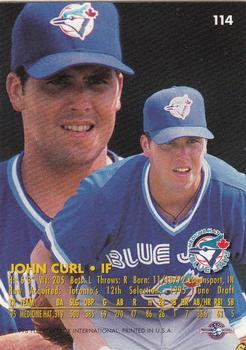 1996 Fleer Excel #114 John Curl Back