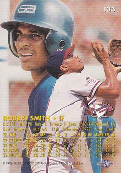 1996 Fleer Excel #133 Robert Smith Back