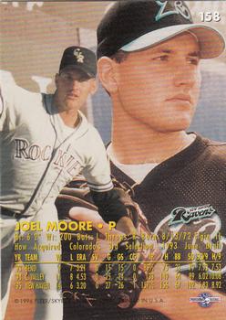 1996 Fleer Excel #158 Joel Moore Back