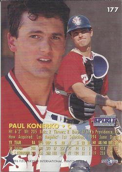 1996 Fleer Excel #177 Paul Konerko Back