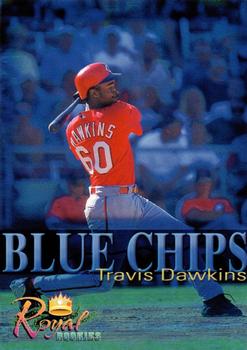 2000 Royal Rookies Futures - Blue Chips #NNO Travis Dawkins Front