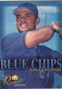 2000 Royal Rookies Futures - Blue Chips #NNO Alex Escobar Front