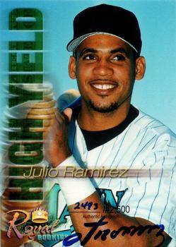 2000 Royal Rookies Futures - High Yield Autographs #NNO Julio Ramirez Front