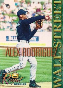 2000 Royal Rookies Futures - Wall Street Alex Rodriguez #NNO Alex Rodriguez Front