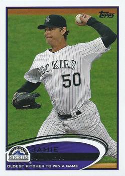 2012 Topps Update #US123 Jamie Moyer Front