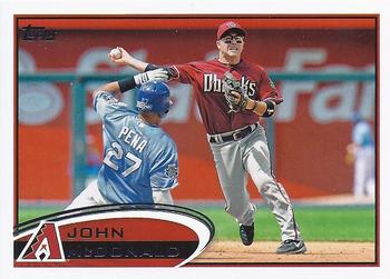 2012 Topps Update #US126 John McDonald Front