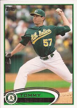 2012 Topps Update #US132 Tommy Milone Front