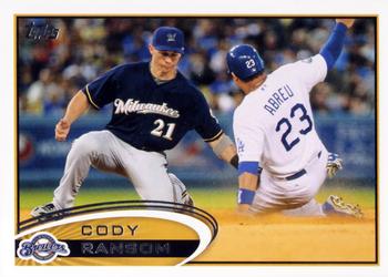2012 Topps Update #US197 Cody Ransom Front