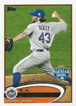 2012 Topps Update #US284 R.A. Dickey Front