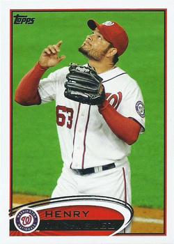 2012 Topps Update #US296 Henry Rodriguez Front