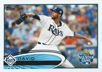 2012 Topps Update #US305 David Price Front
