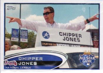 2012 Topps Update #US166 Chipper Jones Front