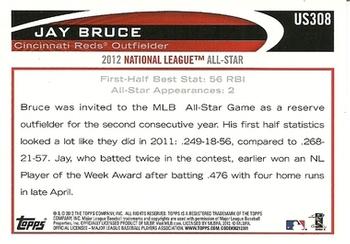 2012 Topps Update #US308 Jay Bruce Back