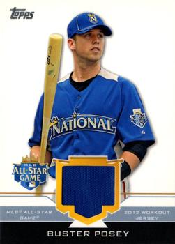 2012 Topps Update - All-Star Stitches #AS-BP Buster Posey Front