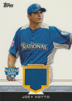 2012 Topps Update - All-Star Stitches #AS-JOV Joey Votto Front