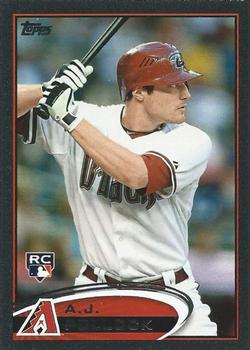 2012 Topps Update - Black #US319 A.J. Pollock Front