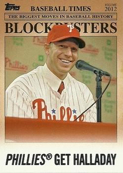 2012 Topps Update - Blockbusters #BB-21 Roy Halladay Front