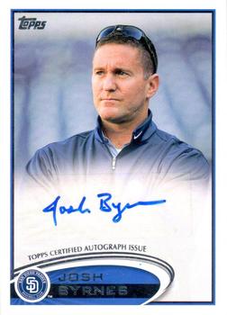 2012 Topps Update - General Manager Autographs #AGM-JB Josh Byrnes Front