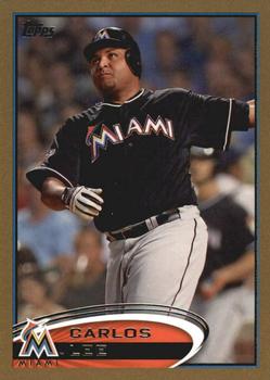 2012 Topps Update - Gold #US83 Carlos Lee Front