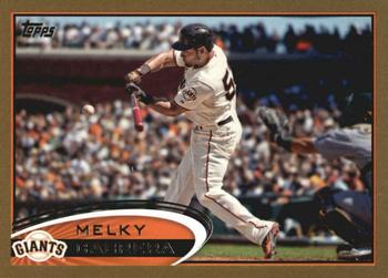 2012 Topps Update - Gold #US189 Melky Cabrera Front