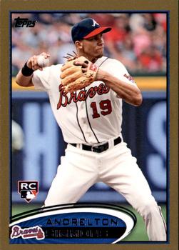 2012 Topps Update - Gold #US232 Andrelton Simmons Front
