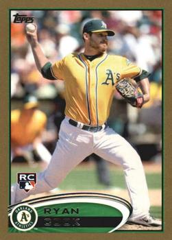 2012 Topps Update - Gold #US260 Ryan Cook Front