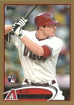 2012 Topps Update - Gold #US319 A.J. Pollock Front