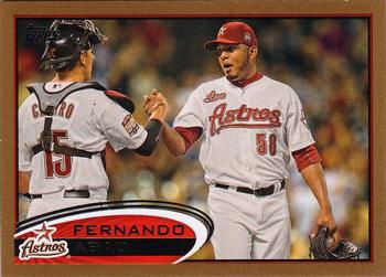2012 Topps Update - Gold #US323 Fernando Abad Front